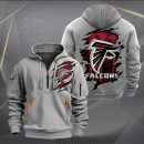 Atlanta Falcons Scratch Logo NFL Quarter Zip Hoodie Ver 221