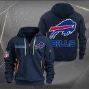 Buffalo Bills Logo NFL Quarter Zip Hoodie Ver 247