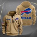 Buffalo Bills Logo NFL Quarter Zip Hoodie Ver 247