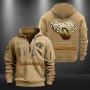 Cincinnati Bengals Golden Logo NFL Quarter Zip Hoodie