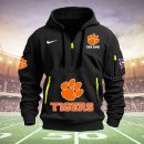 Clemson Tigers Quarter Zip Hoodie Ver 47