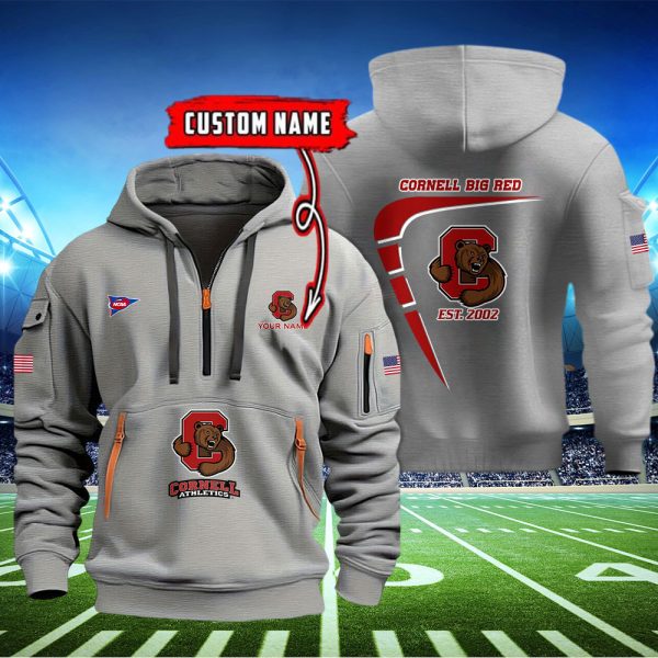 Cornell Big Red Quarter Zip Hoodie - Image 3