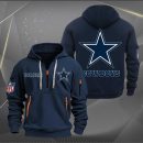 Dallas Cowboys Logo NFL Quarter Zip Hoodie