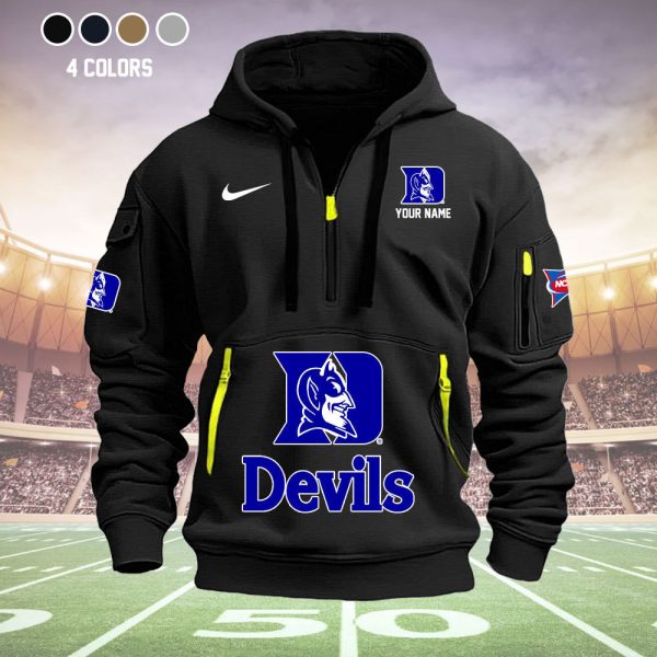 Duke Blue Devils Quarter Zip Hoodie Set