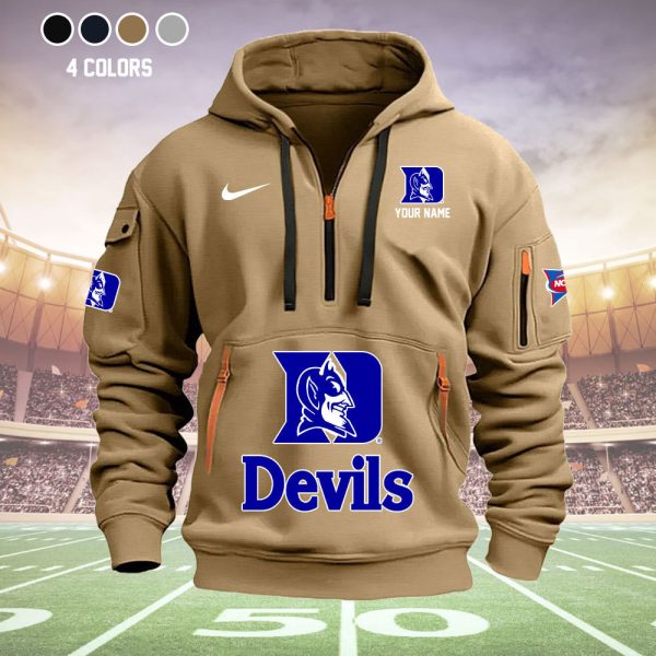 Duke Blue Devils Quarter Zip Hoodie Set - Image 3