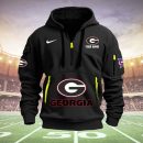 Georgia Bulldogs Quarter Zip Hoodie Ver 68