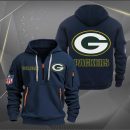 Green Bay Packers Logo NFL Quarter Zip Hoodie Ver 260