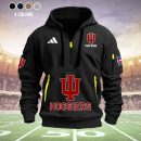 Indiana Hoosiers Quarter Zip Hoodie Ver 4