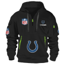 Indianapolis Colts Premium NFL Quarter Zip Hoodie