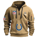 Indianapolis Colts Premium NFL Quarter Zip Hoodie