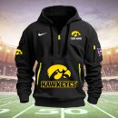 Iowa Hawkeyes Quarter Zip Hoodie Ver 3