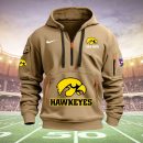 Iowa Hawkeyes Quarter Zip Hoodie Ver 3