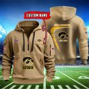 Iowa Hawkeyes Quarter Zip Hoodie Ver 48