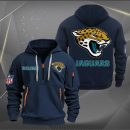 Jacksonville Jaguars Logo NFL Quarter Zip Hoodie Ver 265