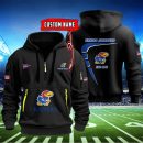 Kansas Jayhawks Quarter Zip Hoodie