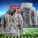 Kansas Jayhawks Quarter Zip Hoodie