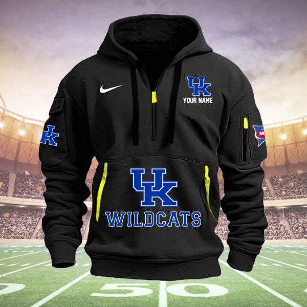 Kentucky Wildcats Quarter Zip Hoodie Ver 59 - Image 2
