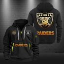 Las Vegas Raiders Golden Logo NFL Quarter Zip Hoodie