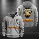 Las Vegas Raiders Golden Logo NFL Quarter Zip Hoodie