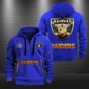 Las Vegas Raiders Golden Logo NFL Quarter Zip Hoodie