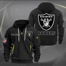 Las Vegas Raiders Logo NFL Quarter Zip Hoodie Ver 273