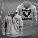 Las Vegas Raiders Logo NFL Quarter Zip Hoodie Ver 273