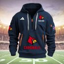 Louisville Cardinals Quarter Zip Hoodie