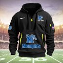 Memphis Tigers Quarter Zip Hoodie Ver 26