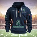 Michigan State Spartans Quarter Zip Hoodie Ver 42
