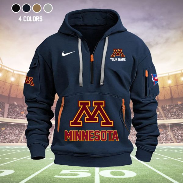 Minnesota Golden Gophers Quarter Zip Hoodie Set - Image 2