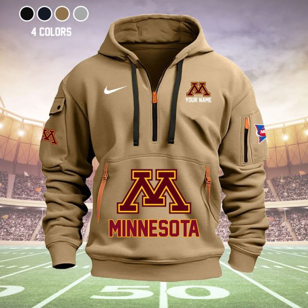 Minnesota Golden Gophers Quarter Zip Hoodie Set - Image 3