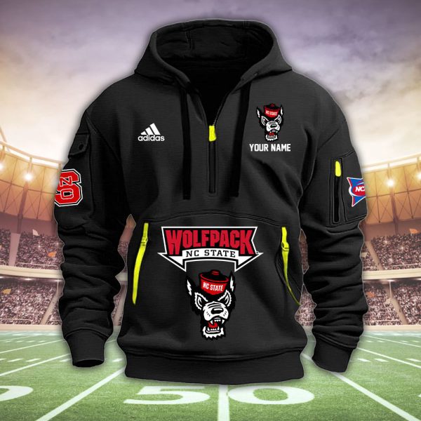 NC State Wolfpack Quarter Zip Hoodie Ver 20