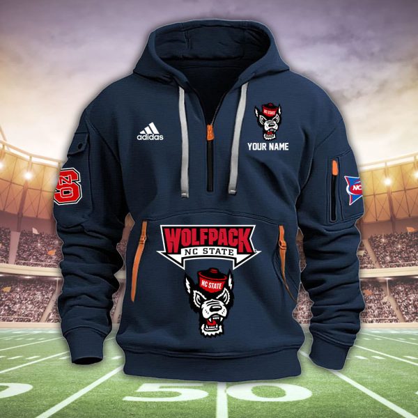 NC State Wolfpack Quarter Zip Hoodie Ver 20 - Image 2
