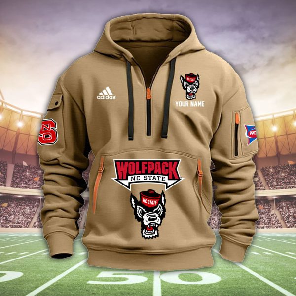 NC State Wolfpack Quarter Zip Hoodie Ver 20 - Image 3