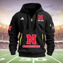 Nebraska Cornhuskers Quarter Zip Hoodie Ver 38