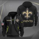 New Orleans Saints Logo NFL Quarter Zip Hoodie Ver 274