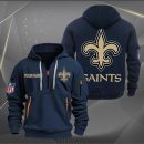 New Orleans Saints Logo NFL Quarter Zip Hoodie Ver 274