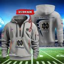 Notre Dame Fighting Irish Quarter Zip Hoodie Ver 64