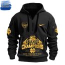 Notre Dame NCAA Orange Bowl Champions 2025 Quarter Zip Hoodie