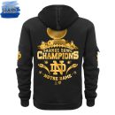 Notre Dame NCAA Orange Bowl Champions 2025 Quarter Zip Hoodie