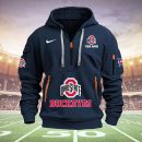 Ohio State Buckeyes Quarter Zip Hoodie Ver 51