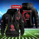 Oklahoma Sooners Quarter Zip Hoodie Ver 1