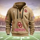 Oklahoma Sooners Quarter Zip Hoodie Ver 12