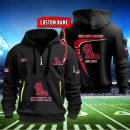 Ole Miss Rebels Quarter Zip Hoodie Ver 50