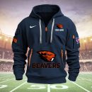 Oregon State Beavers Quarter Zip Hoodie Ver 52