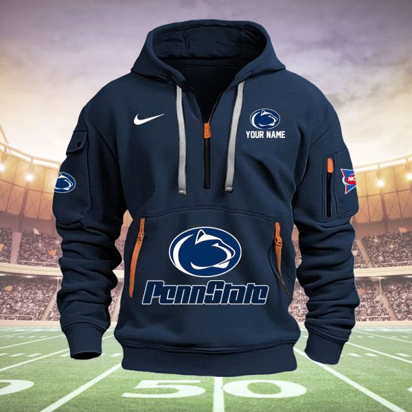 Penn State Nittany Lions Quarter Zip Hoodie Ver 17 - Image 2