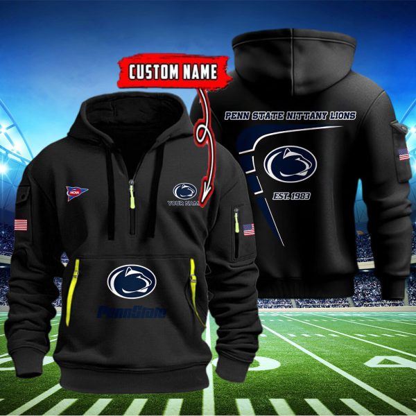 Penn State Nittany Lions Quarter Zip Hoodie Ver 45