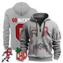 Personalized Ohio State Buckeyes Quarter Zip Hoodie