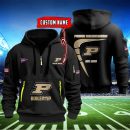 Purdue Boilermakers Quarter Zip Hoodie Ver 56