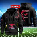 SMU Mustangs Quarter Zip Hoodie
